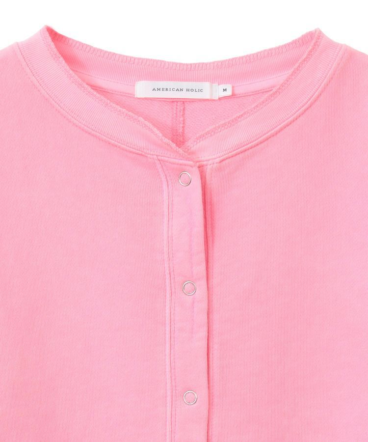 AMERICAN HOLIC「ネオンカラーピグメント裏毛カーディガン」|カーディガン|