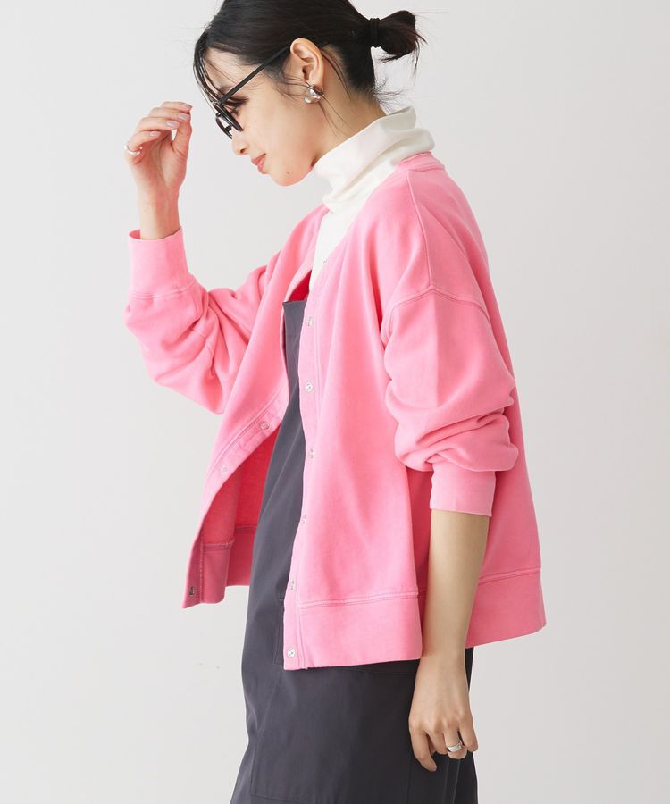 AMERICAN HOLIC「ネオンカラーピグメント裏毛カーディガン」|カーディガン|