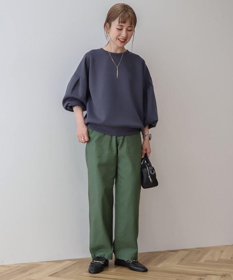 AMERICAN HOLIC「袖タックポンチプルオーバー」|スウェット・ジャージ|