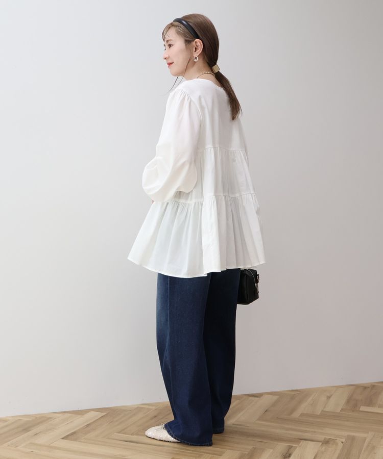 AMERICAN HOLIC「ティアードギャザーブラウス」|シャツ・ブラウス|