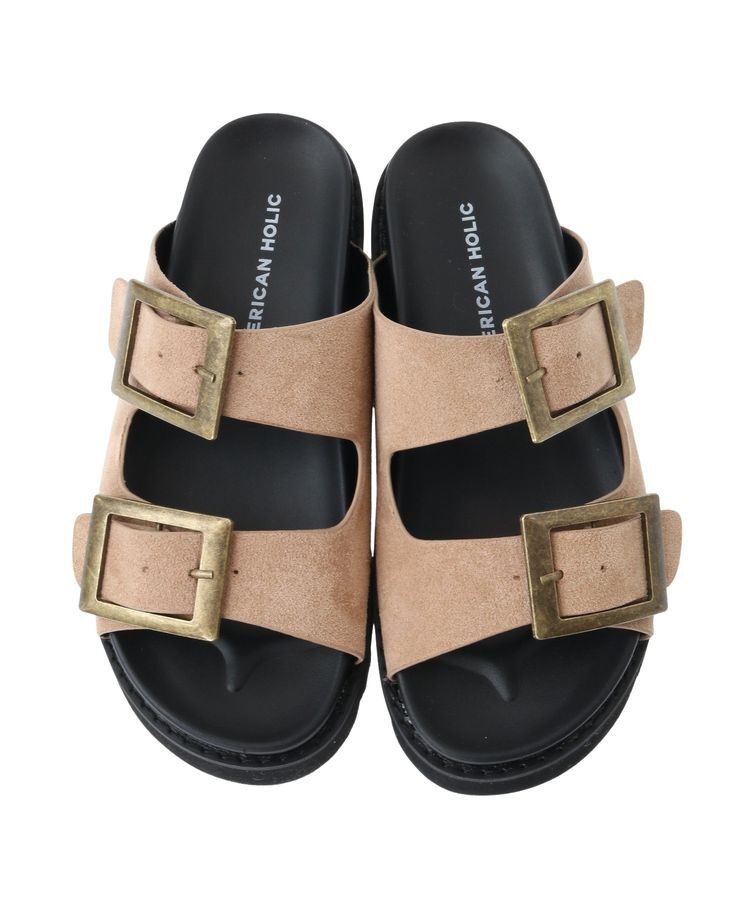 AMERICAN HOLIC「バックルフラットサンダル」|サンダル|