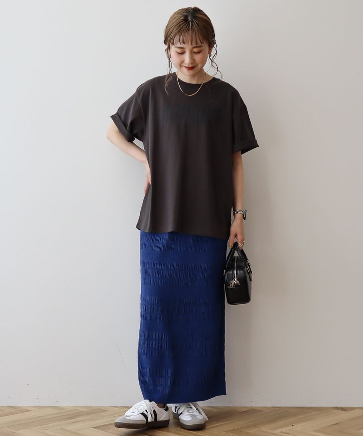 AMERICAN HOLIC「シャーリングタイトスカート」|タイト|