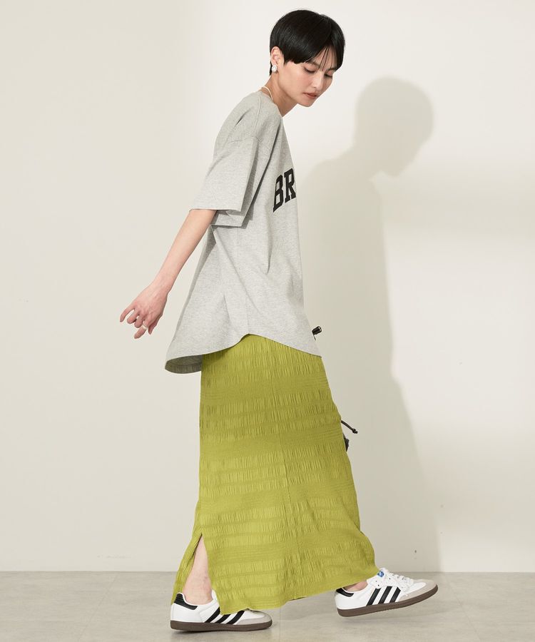 AMERICAN HOLIC「シャーリングタイトスカート」|タイト|