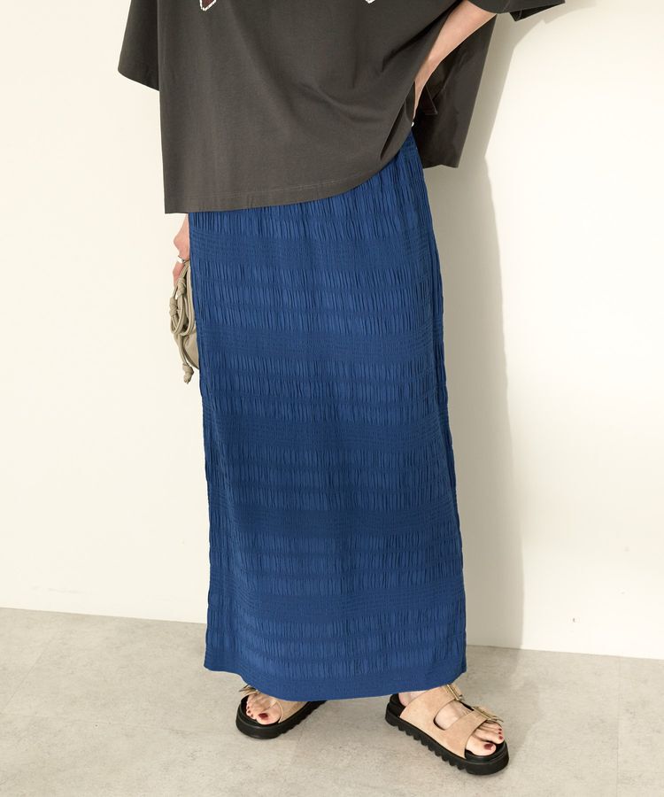 AMERICAN HOLIC「シャーリングタイトスカート」|タイト|