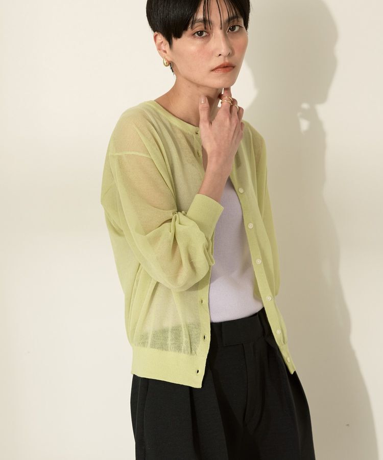 AMERICAN HOLIC「シアークルーネックニットカーディガン」|カーディガン|