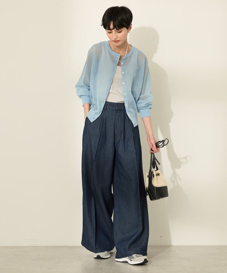 AMERICAN HOLIC「シアークルーネックニットカーディガン」|カーディガン|