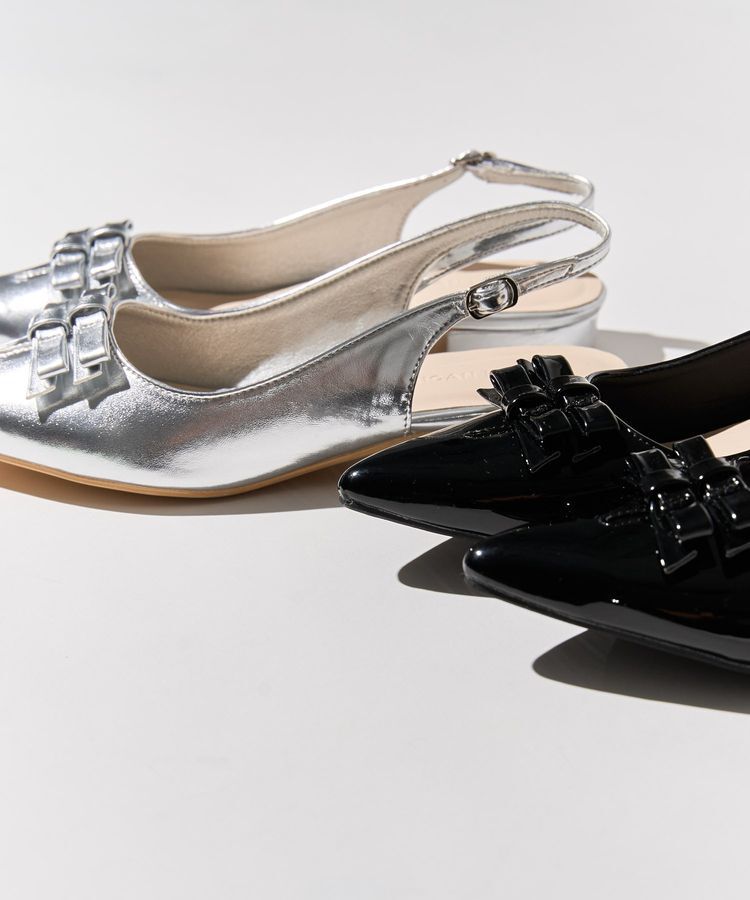 AMERICAN HOLIC「ダブルリボンミュールサンダル」|サンダル|