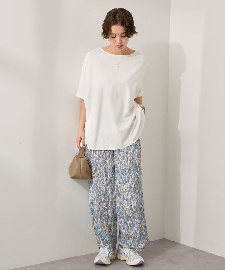 AMERICAN HOLIC「接触冷感スムースニュアンスロングプルオーバー/チュニック」|Tシャツ・カットソー|