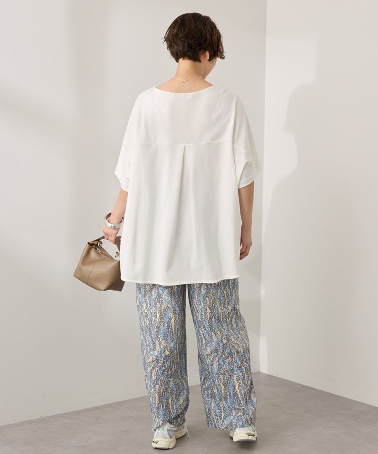 AMERICAN HOLIC「接触冷感スムースニュアンスロングプルオーバー/チュニック」|Tシャツ・カットソー|