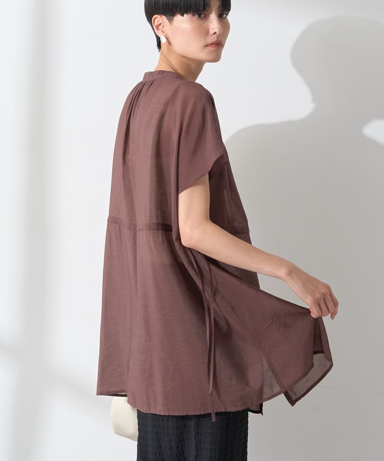 AMERICAN HOLIC「ウエストドロストフレンチスリーブブラウス」|シャツ・ブラウス|