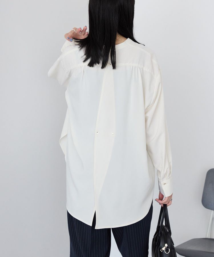 AMERICAN HOLIC「金ボタンバックシャンロングシャツ/チュニック」|シャツ・ブラウス|