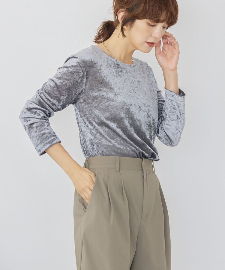 AMERICAN HOLIC「シアーベロアプルオーバー」|Tシャツ・カットソー|