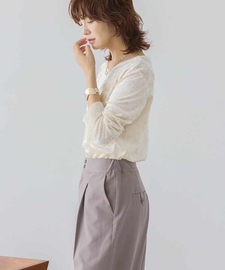 AMERICAN HOLIC「シアーベロアプルオーバー」|Tシャツ・カットソー|