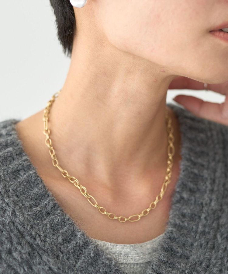 AMERICAN HOLIC「ボリュームチェーンショートネックレス」|ネックレス|