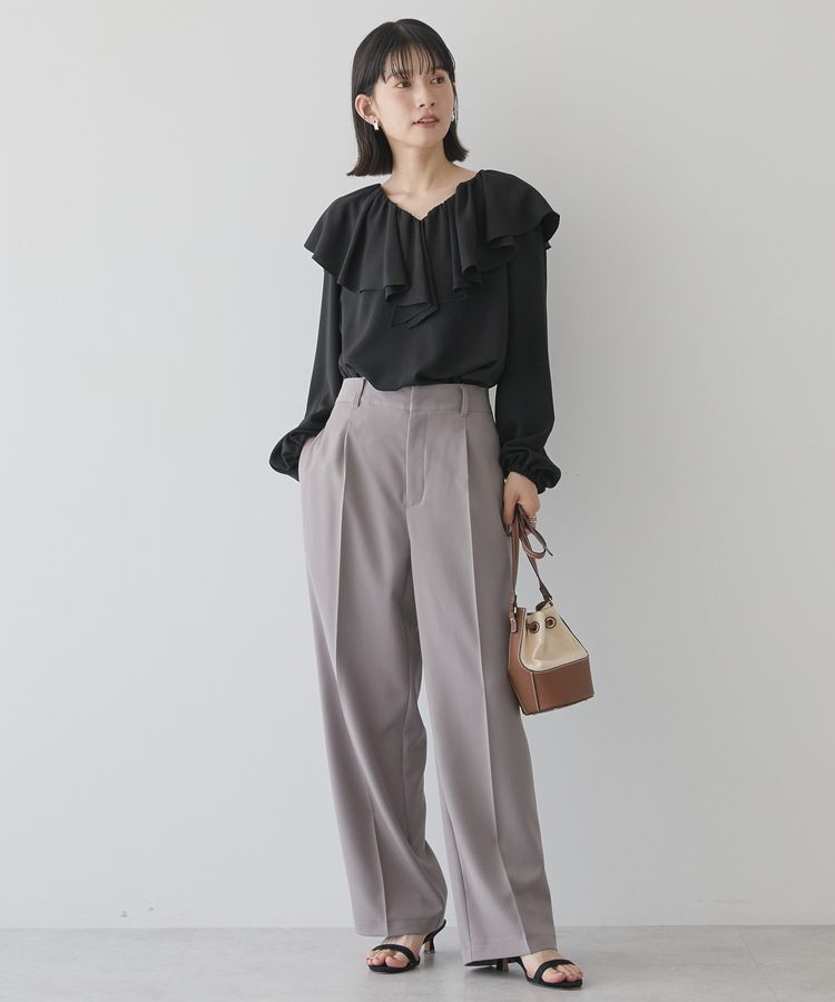 AMERICAN HOLIC「フリルカラーブラウス」|シャツ・ブラウス|