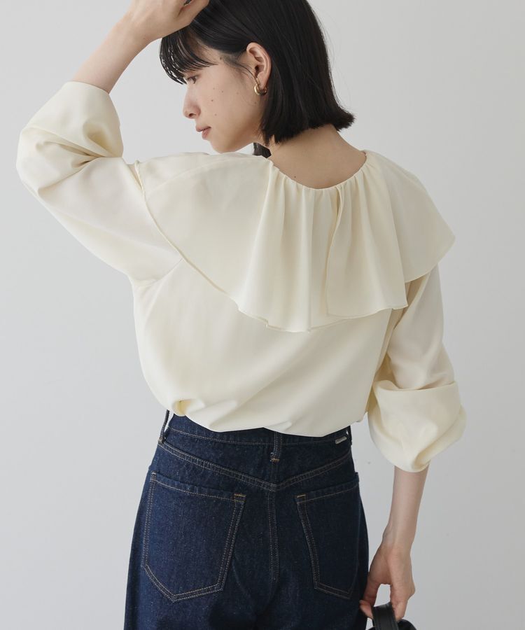 AMERICAN HOLIC「フリルカラーブラウス」|シャツ・ブラウス|