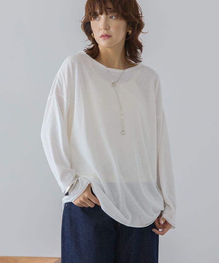 AMERICAN HOLIC「スラブ天竺シアープルオーバー」|Tシャツ・カットソー|