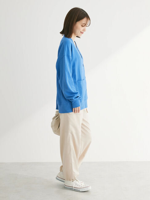 Green Parks「ミニ裏毛Vネックカーディガン」|カーディガン|