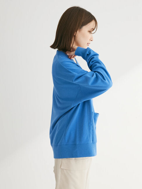 Green Parks「ミニ裏毛Vネックカーディガン」|カーディガン|