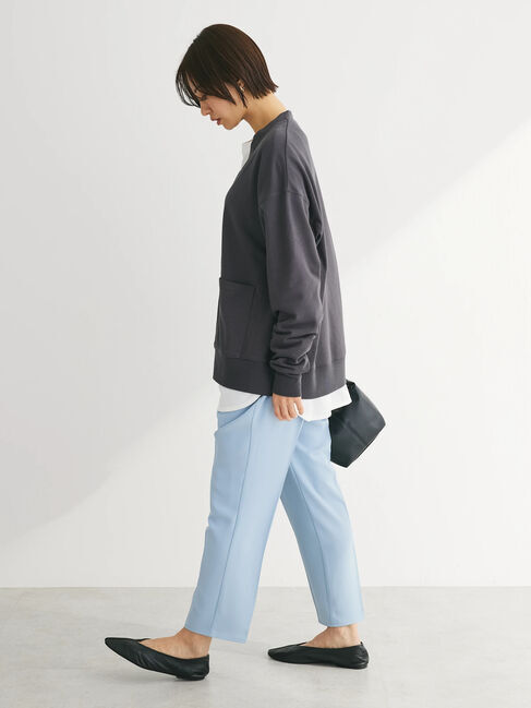 Green Parks「ミニ裏毛Vネックカーディガン」|カーディガン|