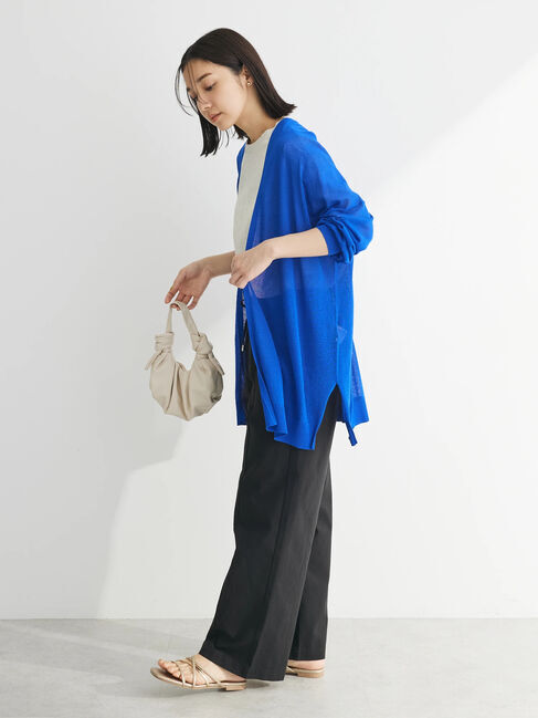 Green Parks「推しニット　ゆったりミドル丈カーディガン」|カーディガン|