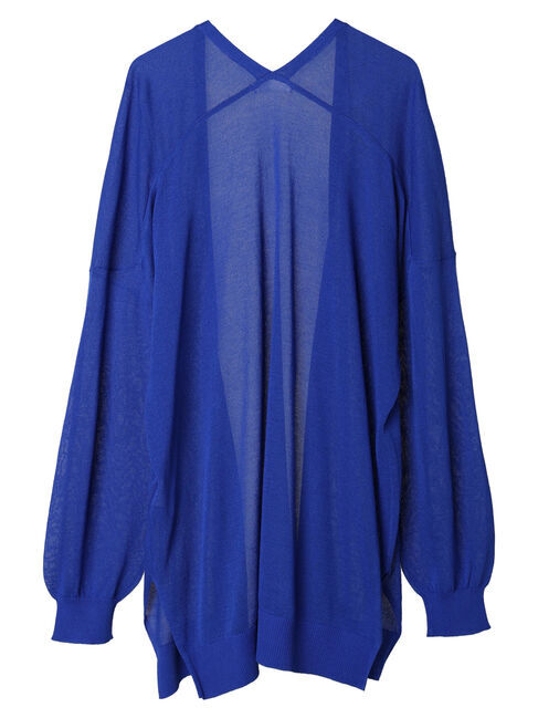 Green Parks「推しニット　ゆったりミドル丈カーディガン」|カーディガン|