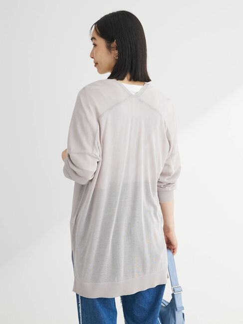 Green Parks「推しニット　ゆったりミドル丈カーディガン」|カーディガン|