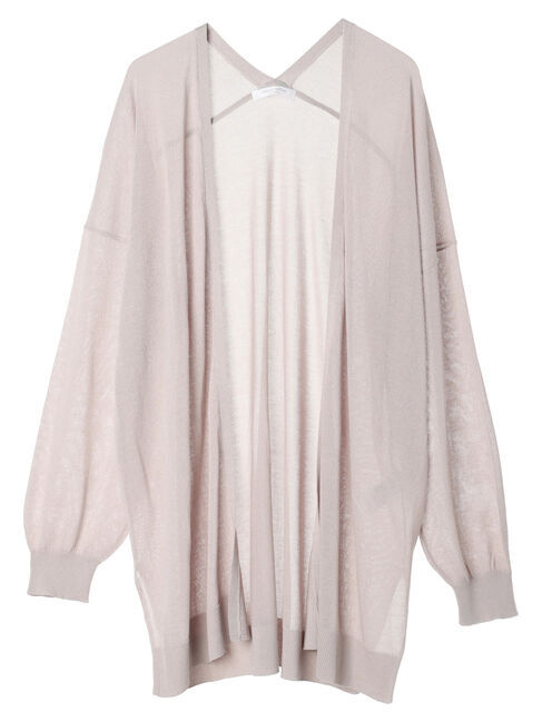 Green Parks「推しニット　ゆったりミドル丈カーディガン」|カーディガン|