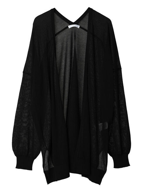 Green Parks「推しニット　ゆったりミドル丈カーディガン」|カーディガン|