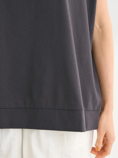 Green Parks「フレンチスリーブ抜け襟カットプルオーバー」|Tシャツ・カットソー|