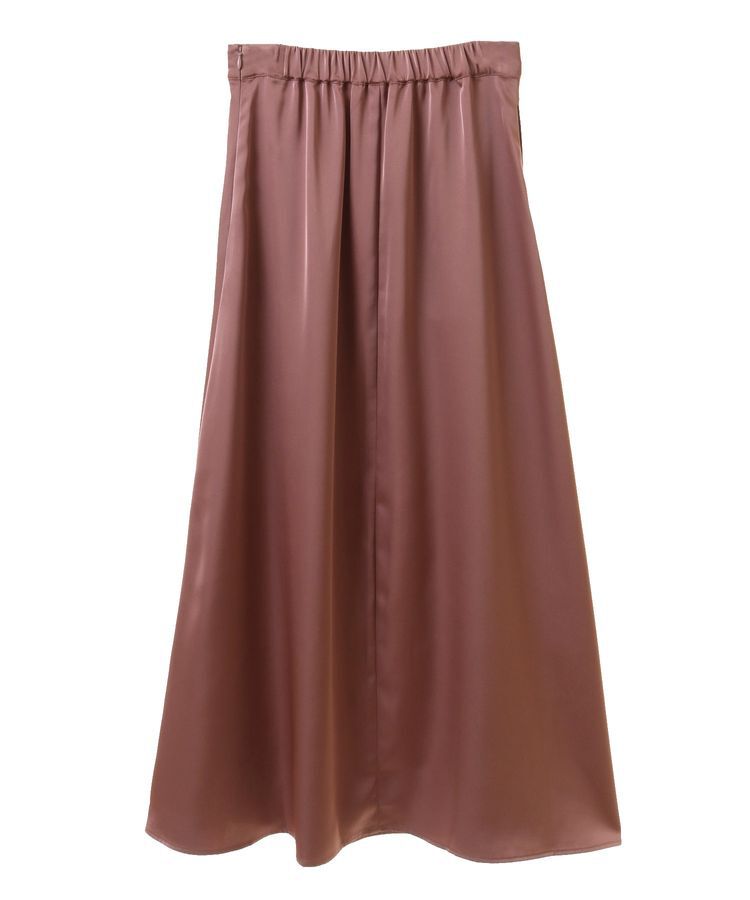 Green Parks「・Petit Fleur サテンフレアスカート」|フレア|