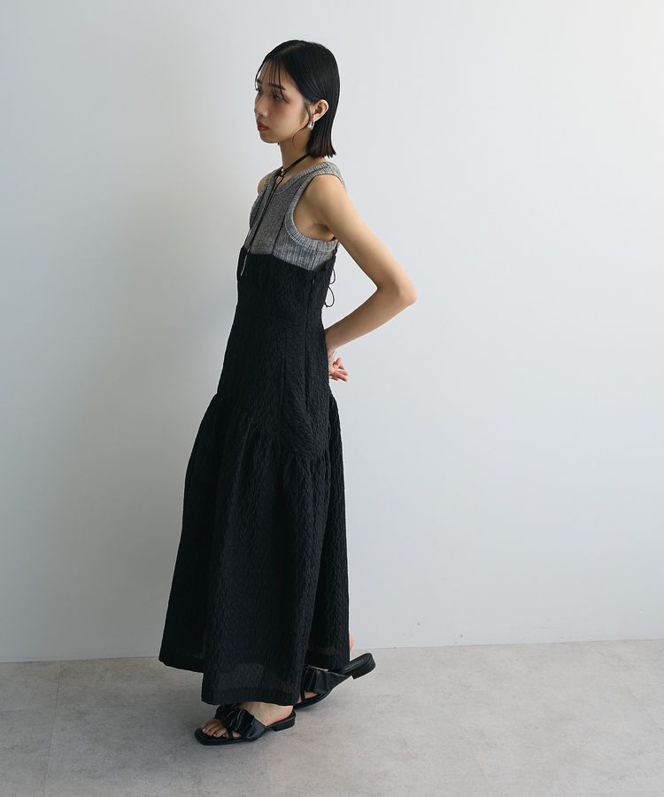 AnriettMusee「ジャガードキャミワンピース」|ワンピース|