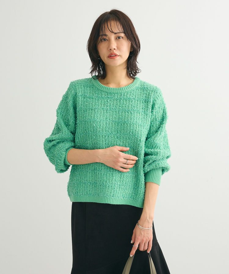 Green Parks「テープヤーンニットプルオーバー」|ニット・セーター|