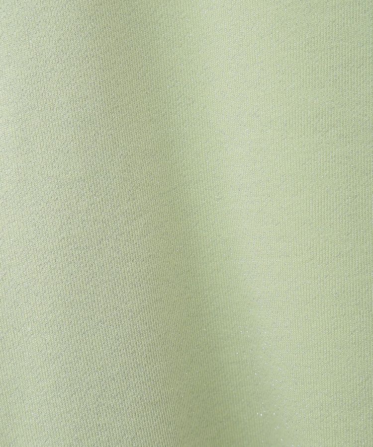 Green Parks「ショート丈ラメ裏毛ボートネックプルオーバー」|Tシャツ・カットソー|