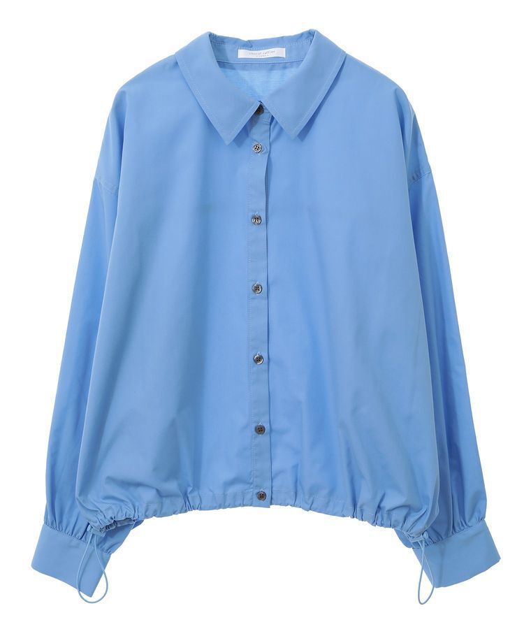 Green Parks「イージーケア裾ドロストシャツ」|シャツ・ブラウス|