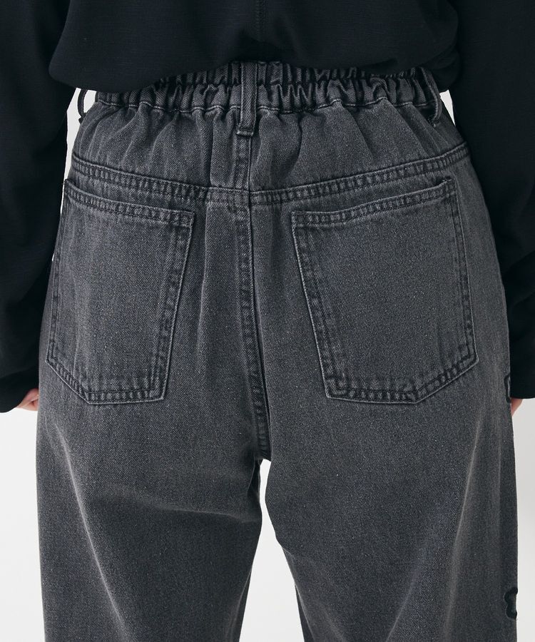 Green Parks「・DOUBLE FLAGS サイドリボン刺繍デニム」|デニム|