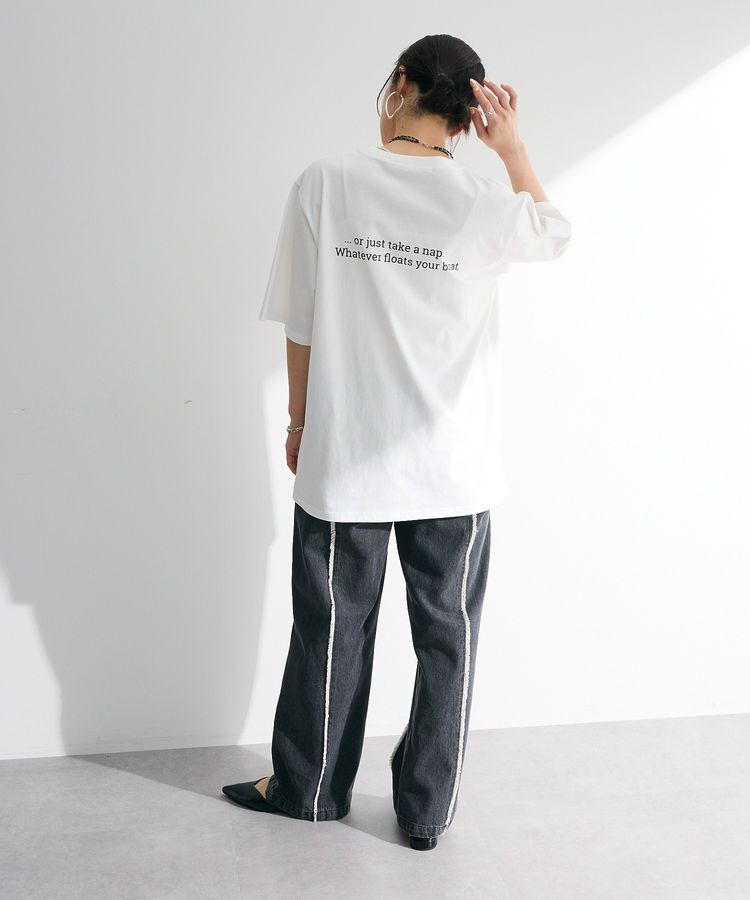 Green Parks「・DOUBLE FLAGS センターフリンジラインデニム」|デニム|