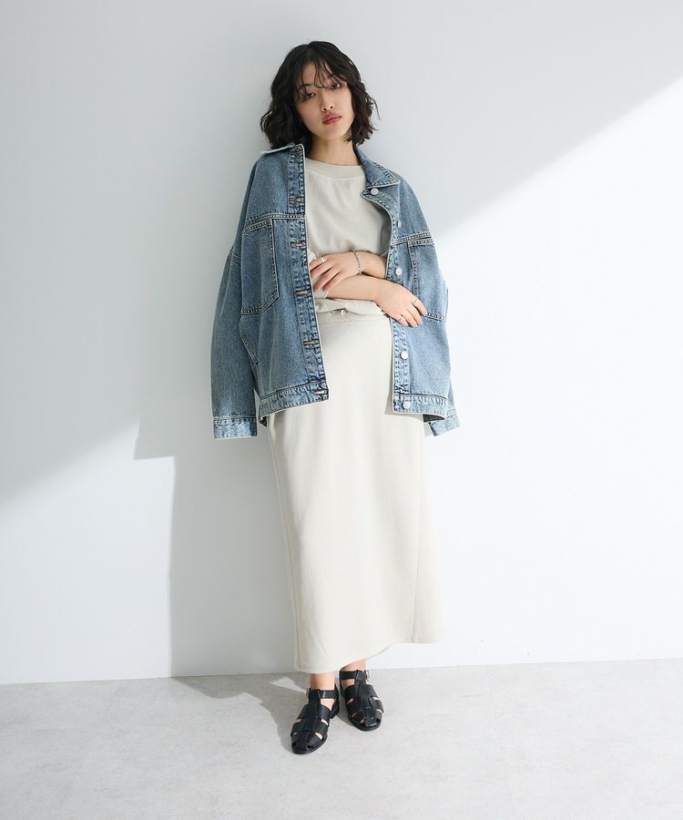 Green Parks「ピグメントボートネックプルオーバー」|Tシャツ・カットソー|