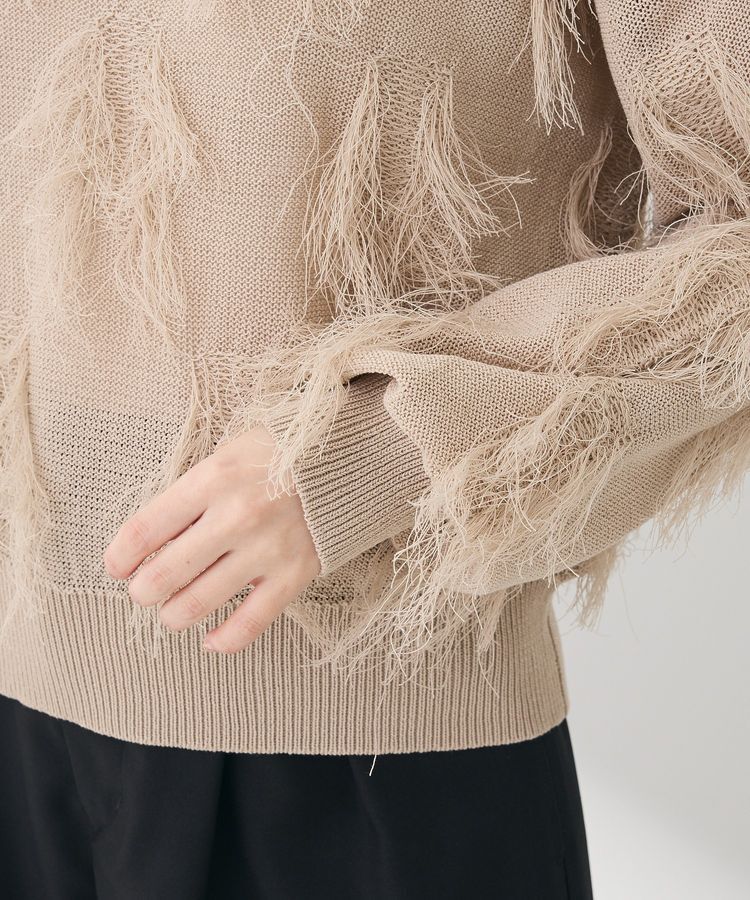 armonia「フリンジニットプルオーバー」|ニット・セーター|