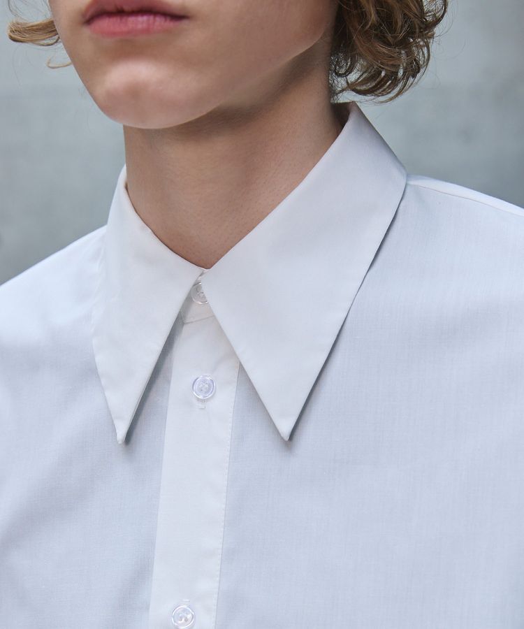 Green Parks「A.ネクタイ付きワイドスリーブショート丈シャツ」|シャツ・ブラウス|