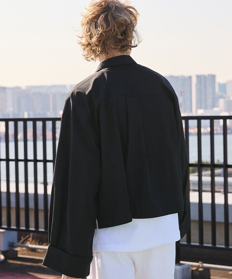 Green Parks「A.ネクタイ付きワイドスリーブショート丈シャツ」|シャツ・ブラウス|