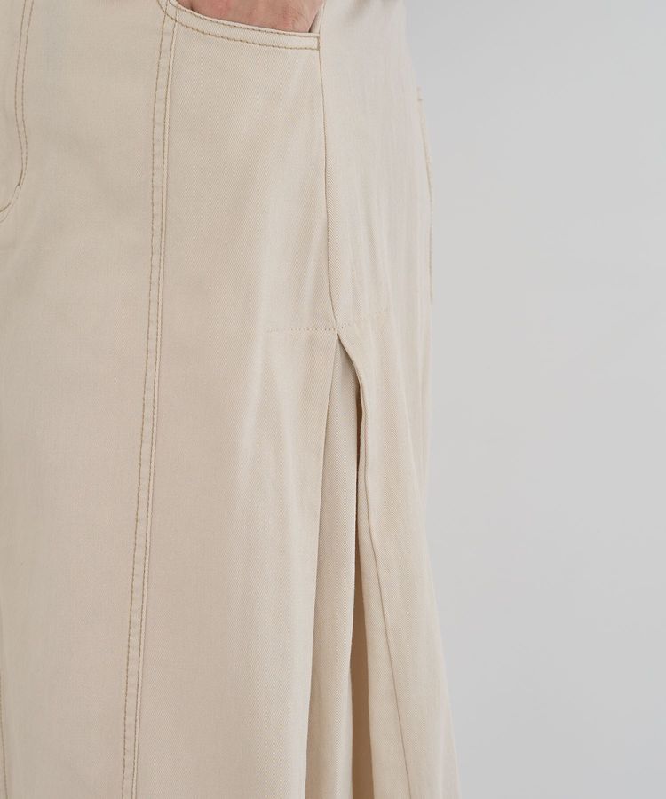 Green Parks「ライトデニムサイドタックスカート」|スカート|