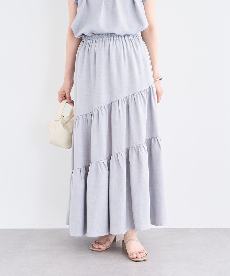 Green Parks「・ELENCARE DUE リネンライクフレアスカート」|フレア|