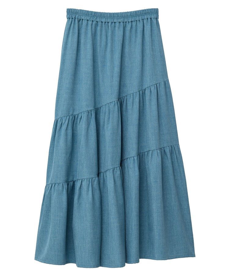 Green Parks「・ELENCARE DUE リネンライクフレアスカート」|フレア|