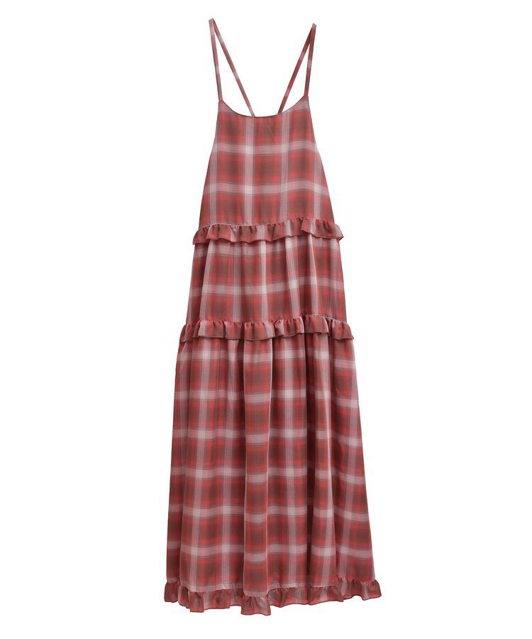 Green Parks「・Petit Fleur オンブレーチェックキャミワンピ」|ワンピース|