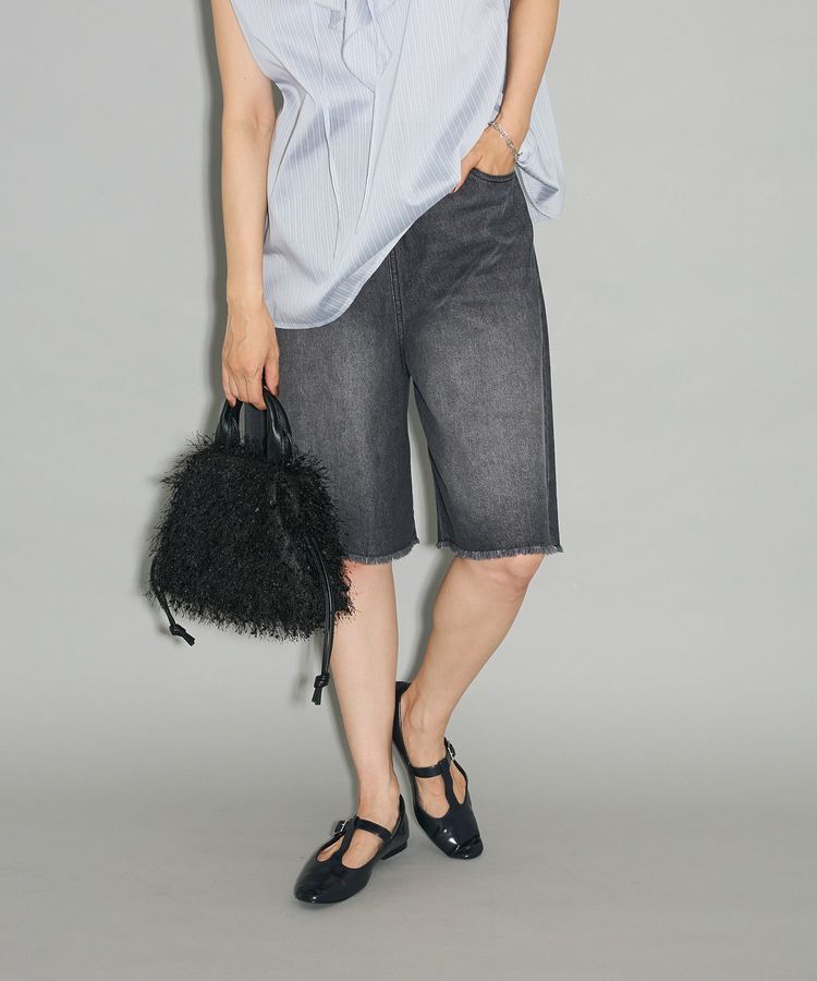 Green Parks「・DOUBLE FLAGS ワイドデニムハーフパンツ」|その他|