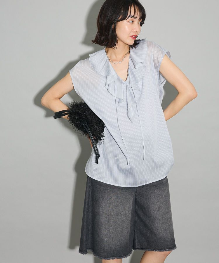 Green Parks「・DOUBLE FLAGS ワイドデニムハーフパンツ」|その他|