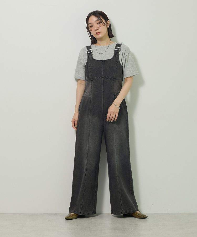 Green Parks「・SUGAR SPOON デニムコルセットオールインワン」|オールインワン|