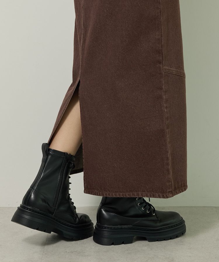 Green Parks「デニムタイトロングスカート」|タイト|