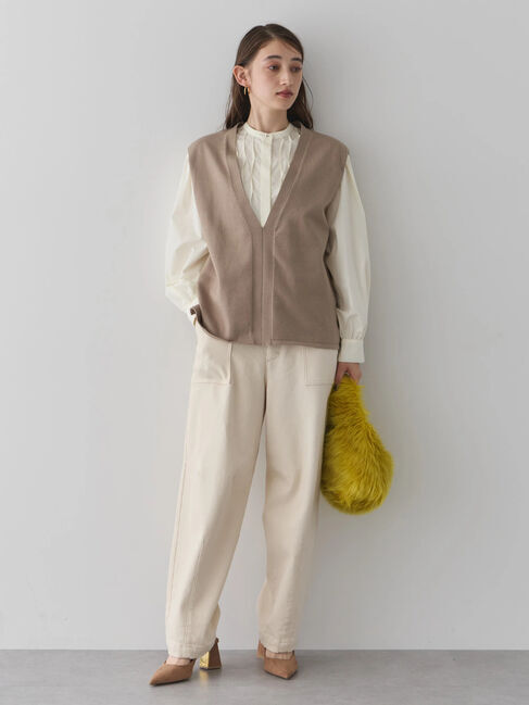 YECCA VECCA「ニットベストSETシャツ」|Tシャツ・カットソー|